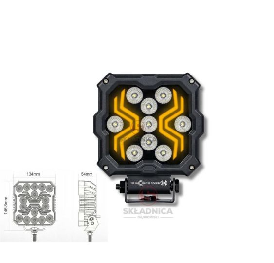LAMPA ROBOCZA LED  X-SPIDER 2 [AB10-069]