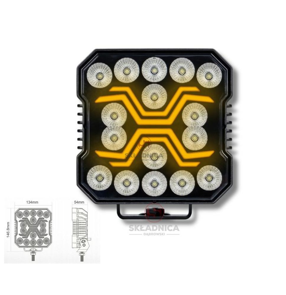 LAMPA ROBOCZA LED  X-SPIDER 1 [AB10-070]