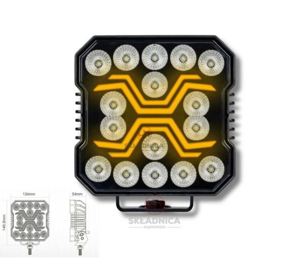 LAMPA ROBOCZA LED  X-SPIDER 1 [AB10-070]
