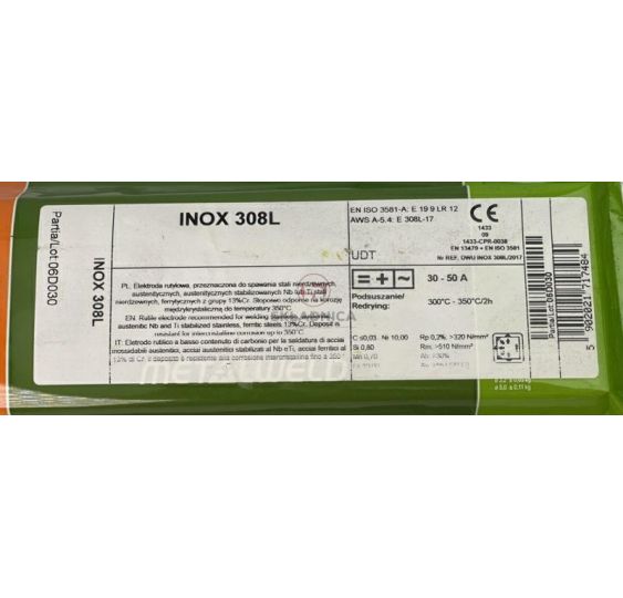 INOX 308 L  ELEKTRODA   FI 2.50X300 [EL1625]