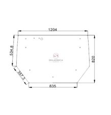 SZYBA TYLNA PROXIMA BARWIONA S-16 [UZB217026]