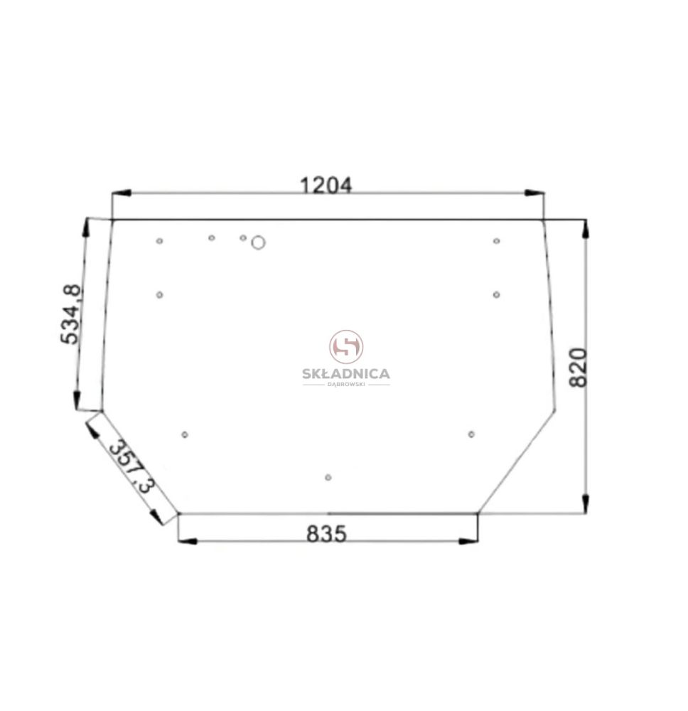 SZYBA TYLNA PROXIMA BARWIONA S-16 [UZB217026]