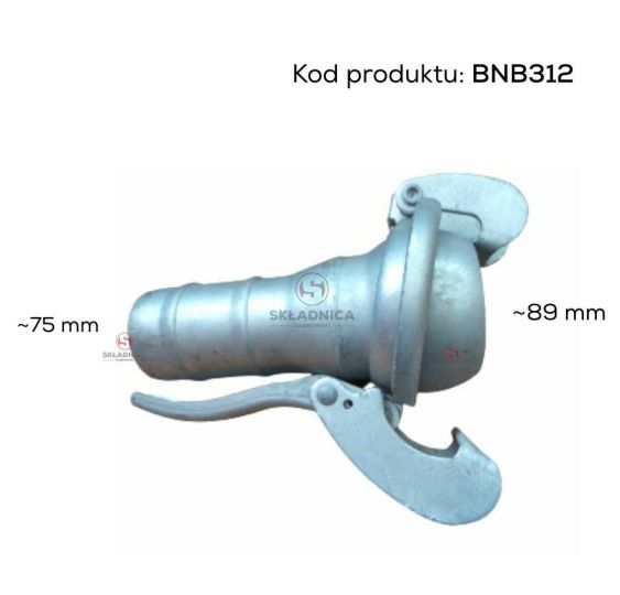BAUER 3"  ZŁĄCZE MĘSKIE + ZAMKNIĘCIE [BNB312]