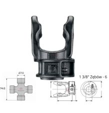 WIDŁAK ( 27,00- 74,60 )  Z 6  1 3/8" [WWB0401]
