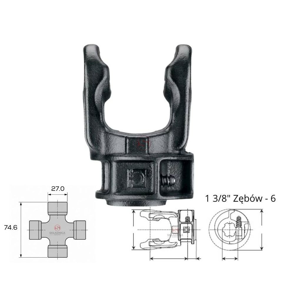 WIDŁAK ( 27,00- 74,60 )  Z 6  1 3/8" [WWB0401]