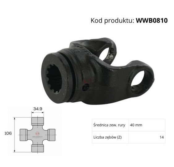 WIDŁAK ( 34,90-106,50 )  Z14  40*  " 8 " [WWB0810]