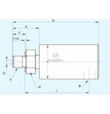 KOŃCÓWKA HYD. OBROTOWA KĄTOWA 1/8"NPT - [SNH012]