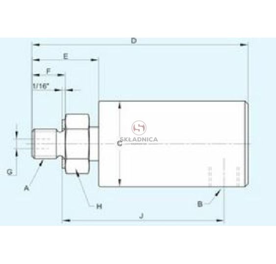 KOŃCÓWKA HYD. OBROTOWA KĄTOWA 1/8"NPT - [SNH012]