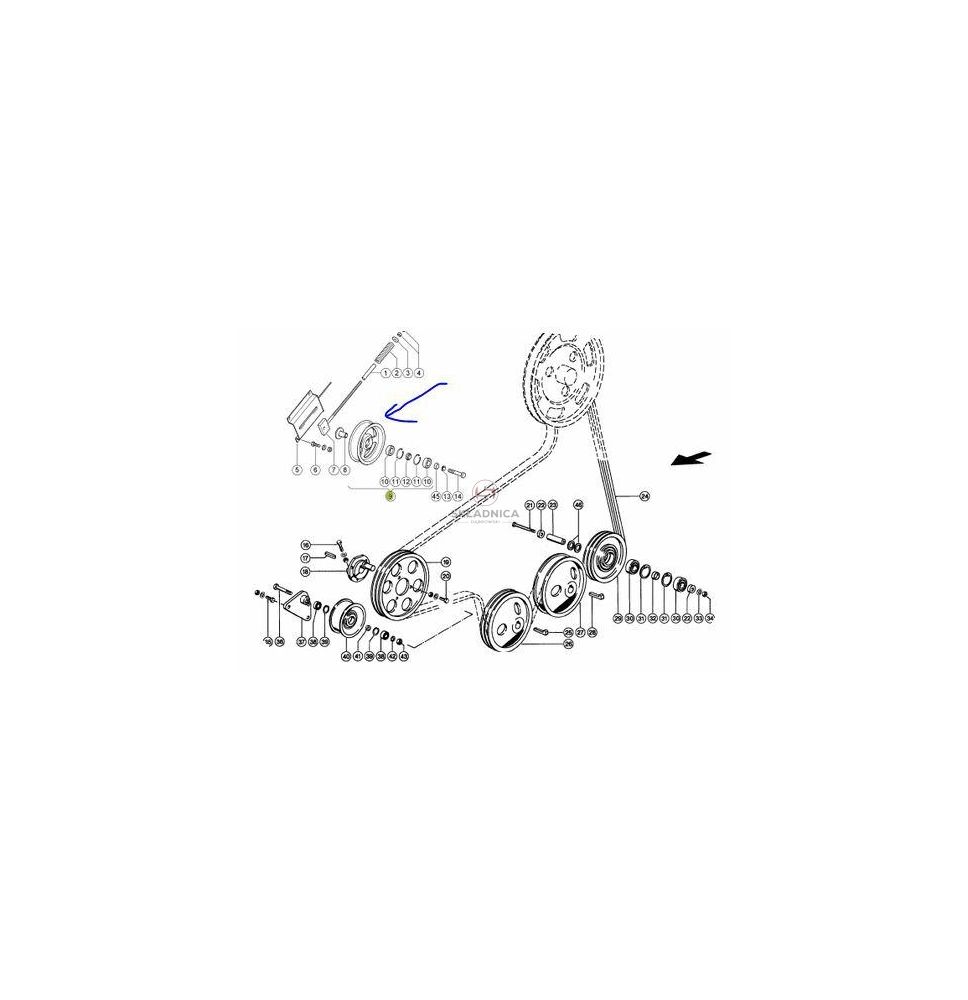 KOŁO PASOWE GŁADKIE FI-1118/100 [KCL030320]