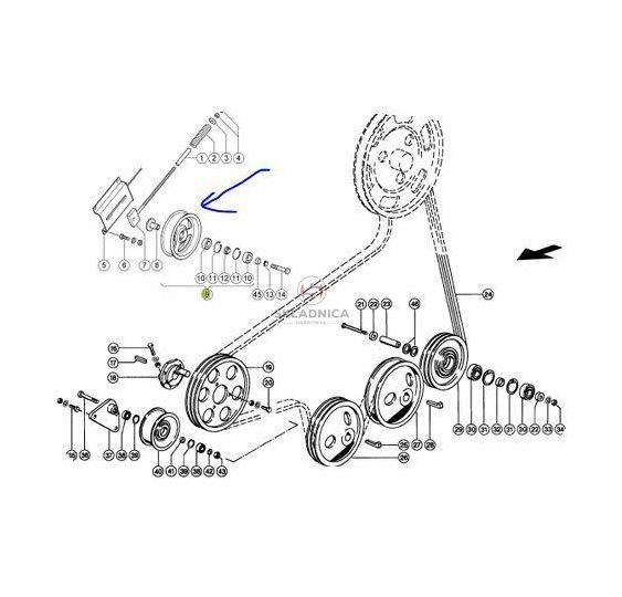 KOŁO PASOWE GŁADKIE FI-1118/100 [KCL030320]