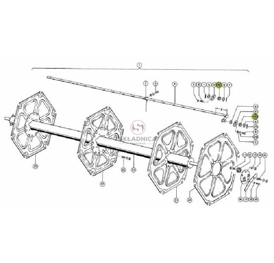 TULEJA  28.50* 38.50*14 T.  DRĄŻEK MOTOW [KCL020068]