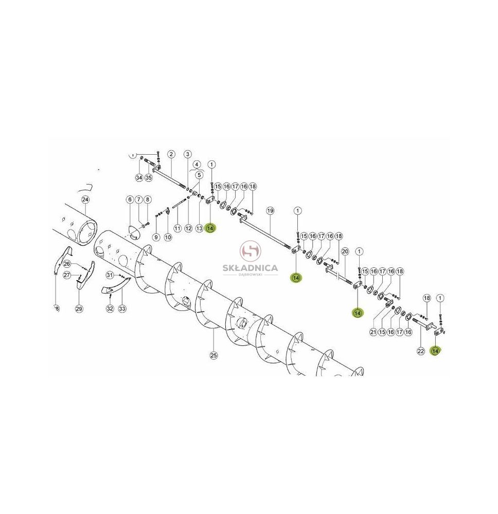ŁĄCZNIK WAŁU Z-13 + Z-13 [KCL020230]