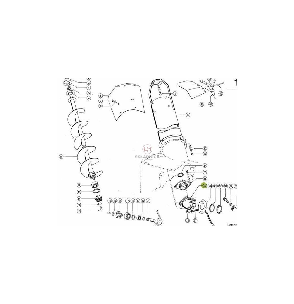 PRZEKŁADNIA CLAAS FERZ [KCL040543]