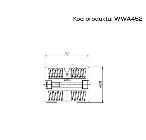 SPRĘŻYNA SPRZĘGŁA KŁOWEGO BONDIOLI  F-60 [WWA452]
