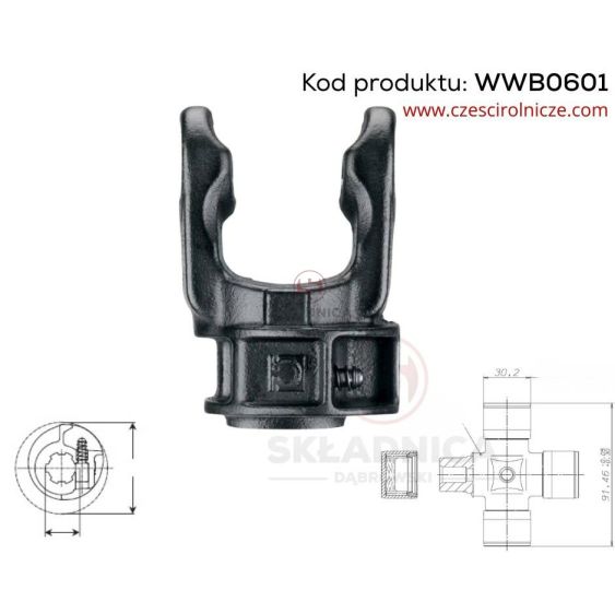 WIDŁAK ( 30,20- 91,40 )  1 3/8 -Z 6   " [WWB0601]