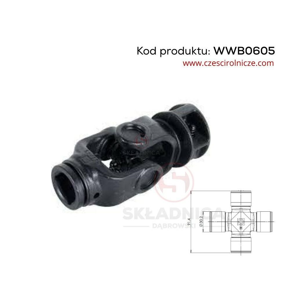 PRZEGUB KPL. (30,2-91,4)  -  (1 3/8 -Z [WWB0605]