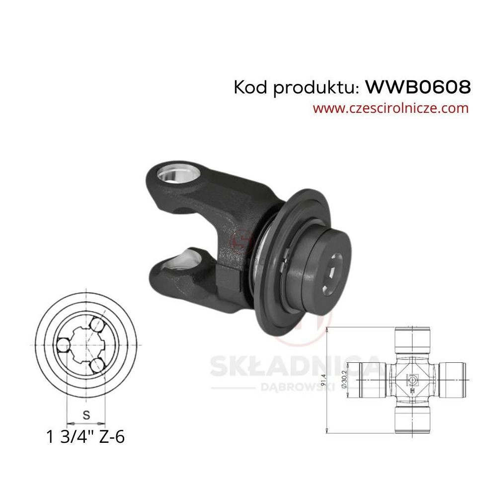WIDŁAK ( 30,20- 91,40 )  Z 6  1 3/4" [WWB0608]