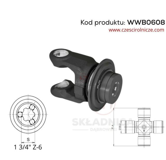 WIDŁAK ( 30,20- 91,40 )  Z 6  1 3/4" [WWB0608]