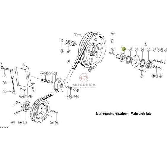CLUTCH HUB FI35 -6 HOLE [KCL020215]