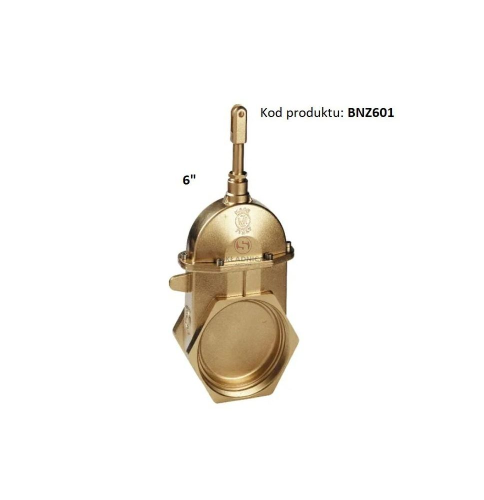 ZASUWA MOSIĘŻNA HYD. 6"  GWINT M165 / GW [BNZ601]