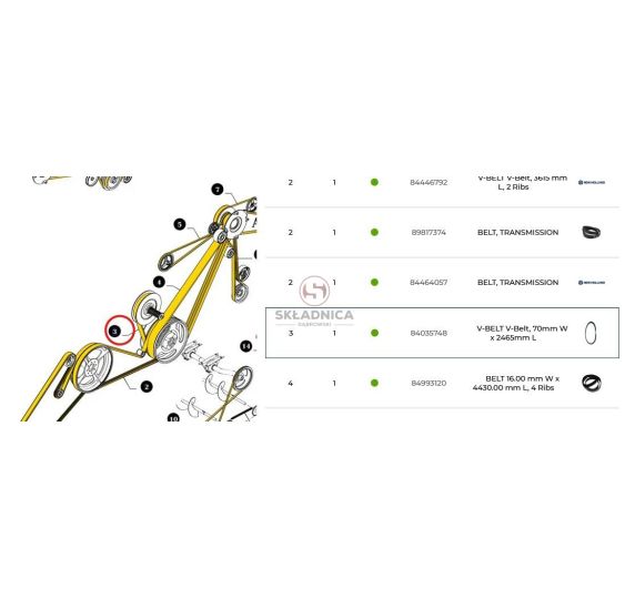 PAS OPTIBELT AP1001316 [PK240070-O]