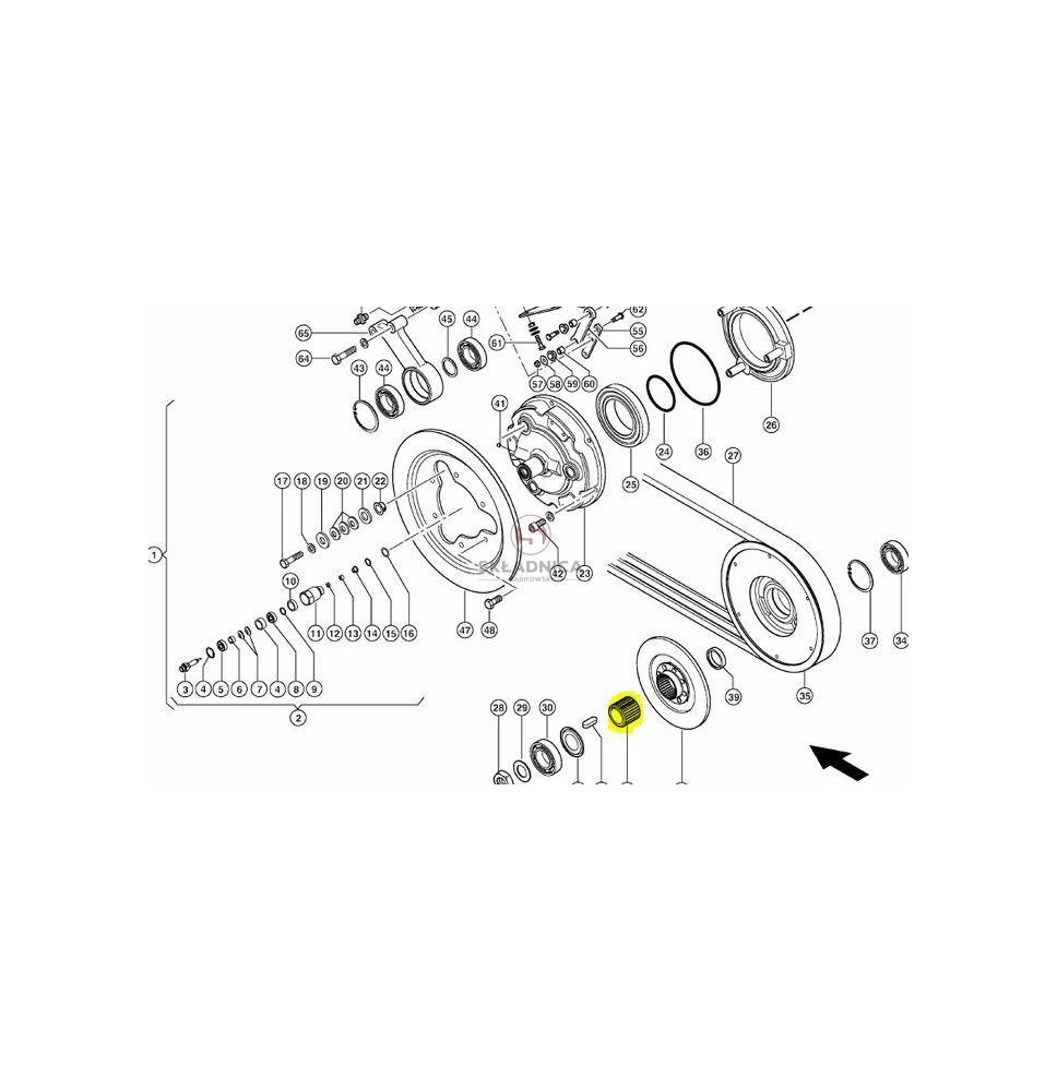HUB WITH CUTTER [KCL000305-CL]