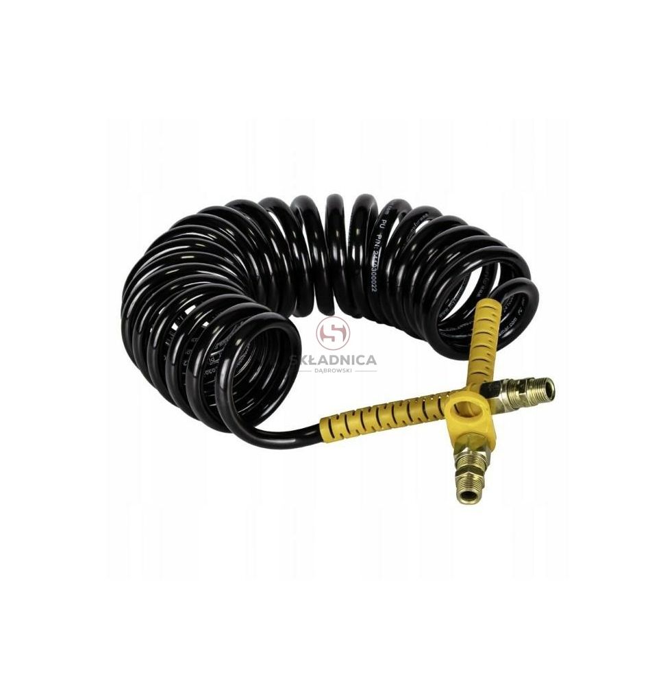 WĄŻ SPIRALNY ŻÓŁTY L-7,5 [CAD840]