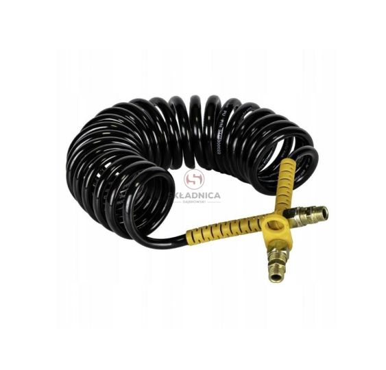 WĄŻ SPIRALNY ŻÓŁTY L-7,5 [CAD840]