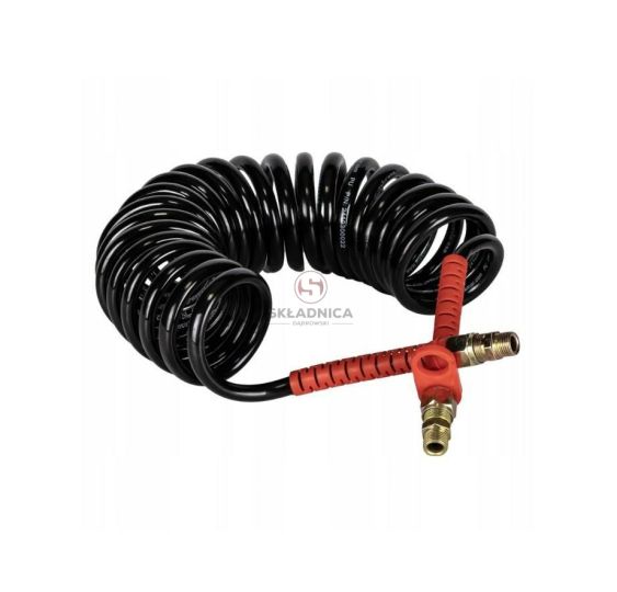 WĄŻ SPIRALNY CZERWONY L-7,5 [CAD841]