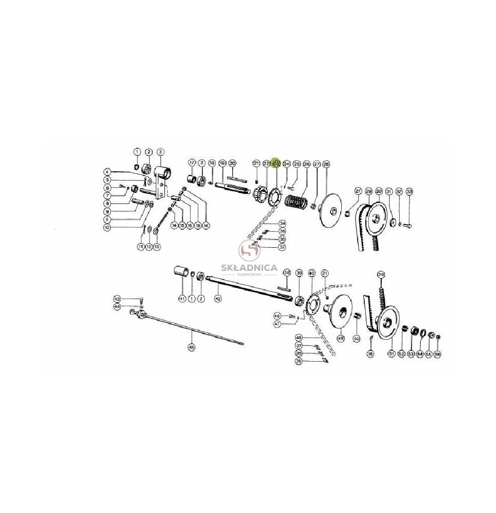 KOŁO ŁAŃCUCH.  5/8"  520  Z-22  FI-68 [KCL020079]