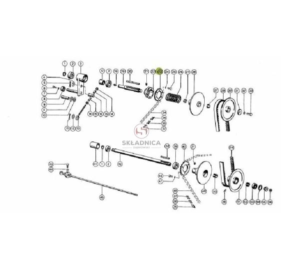 KOŁO ŁAŃCUCH.  5/8"  520  Z-22  FI-68 [KCL020079]