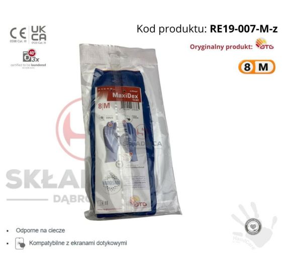RĘKAWICE ROBOCZE ATG MAXIDEX 19-007 [RE19-007-M-z]