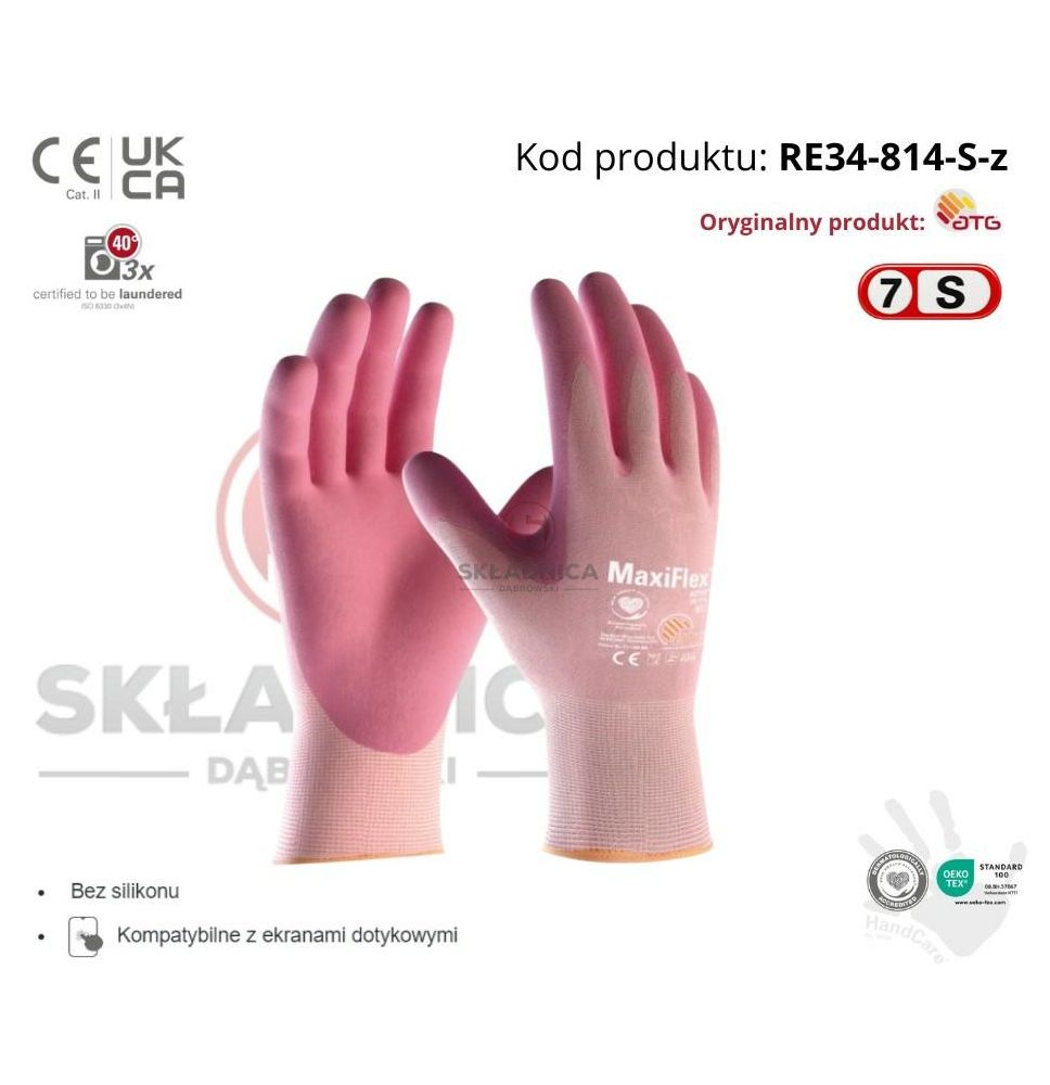 RĘKAWICE ROBOCZE ATG MAXIFLEX ACTIVE     [RE34-814-S-z]