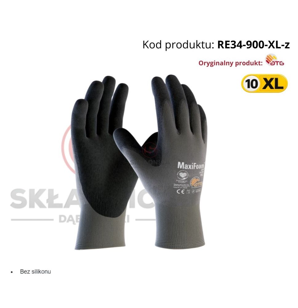 RĘKAWICE ROBOCZE ATG MAXIFOAM 34-900 [RE34-900-XL-z]