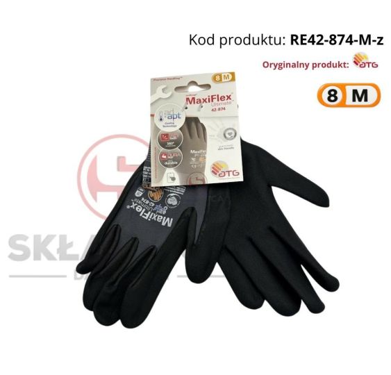 RĘKAWICE ROBOCZE ATG MAXIFLEX ULTIMATE [RE42-874-M-z]