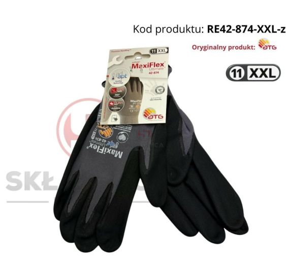 RĘKAWICE ROBOCZE ATG MAXIFLEX ULTIMATE [RE42-874-XXL-z]