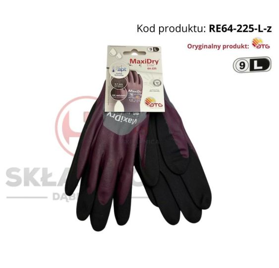 RĘKAWICE ROBOCZE ATG MAXIDRY ELITE       [RE64-225-L-z]