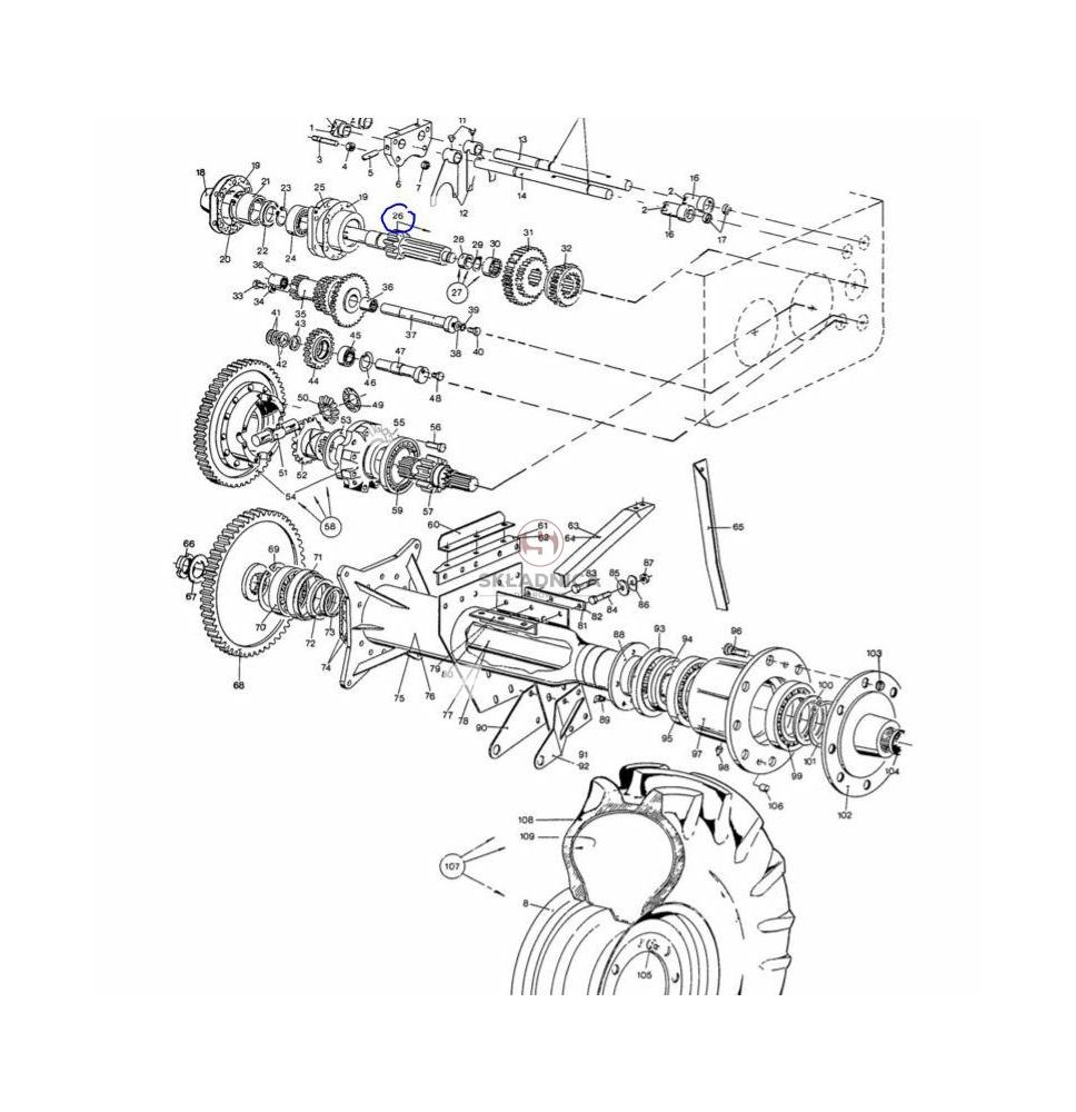 SHAFT L-44 Z-10 [KCH480171]