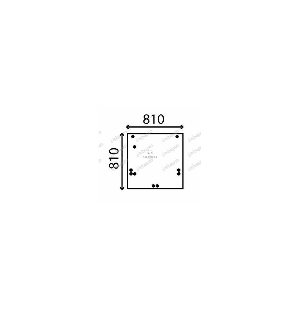 RENAULT SZYBA TYLNA 811*805 [A015801]
