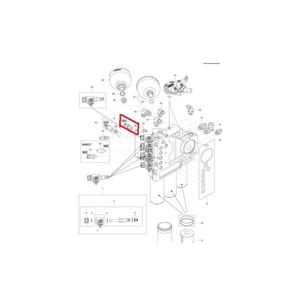 CZUJNIK CIŚNIENIA OLEJU HYDRAULIKI       [CWE342]