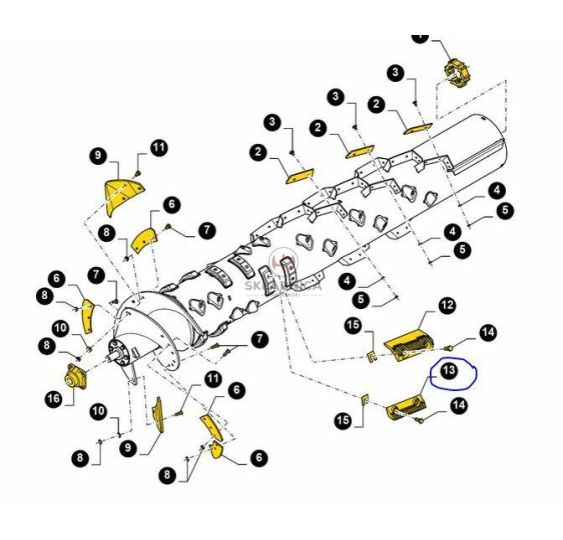 ZESTAW CEPÓW LEWYCH KPL-3SZT [KCH410095]