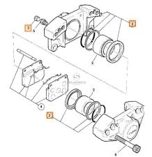 ZESTAW NAPRAWCZY ZACISKU HAM. FI-75 [KCL080620-B]