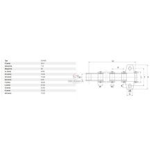 ŁAŃCUCH  DONGHUA 520902 [ŁGG015-D-114]