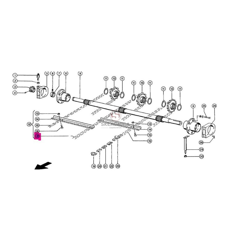 ŁAŃCUCH 520903 DONGHUA [ŁGG018-D-114]
