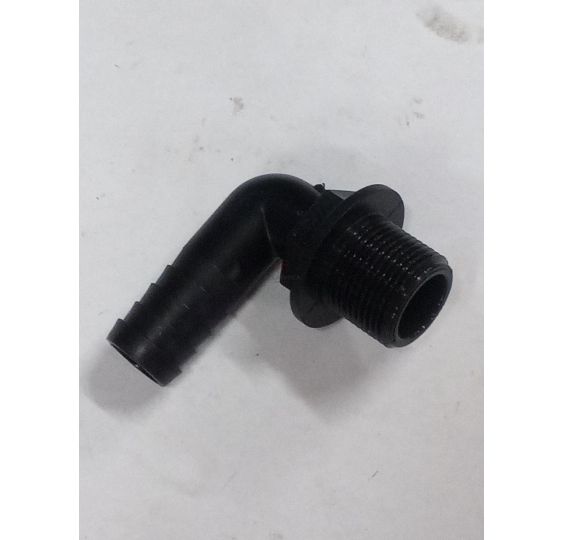 ŁĄCZNIK WĘŻA 20 MM - G 3/4" KOL. 90* [OCA041]