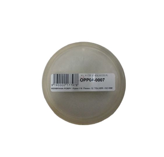 MEMBRANA POMPY PU3/140 MODEL III [OPP04-0007]