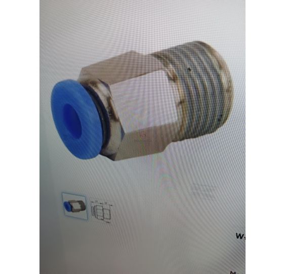 SZYBKOZŁĄCZKA PROSTA LL04  FI- 4MM / M   [SMC01-0115]