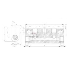 BLOK DŁAWIKA  3 x G 5/16 UNF [SMC03-0103]
