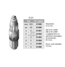 LL04 DŁAWIK UNF 5/16" C  TYP D21 [SMC03-0204-c]