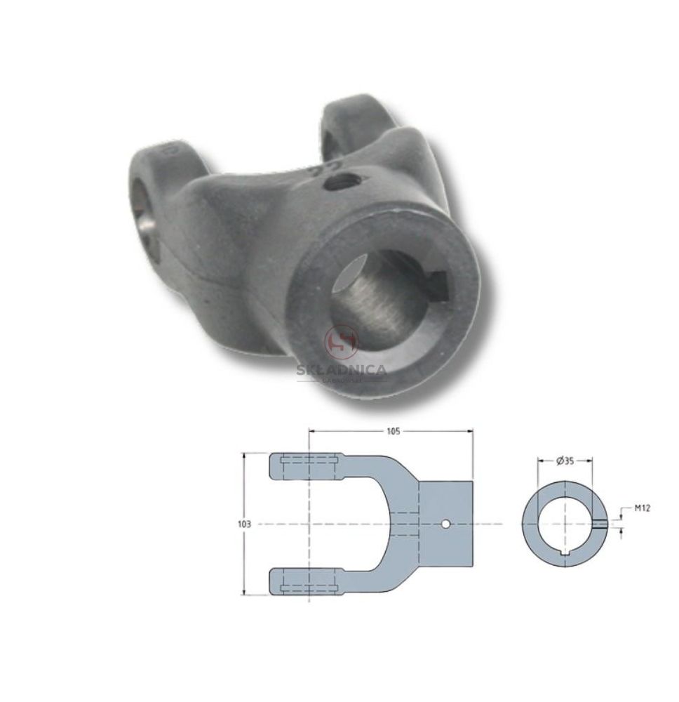 WIDŁAK ( 30,20- 91,40 ) OTWÓR FI-35 W-10 [WWC0617-A]